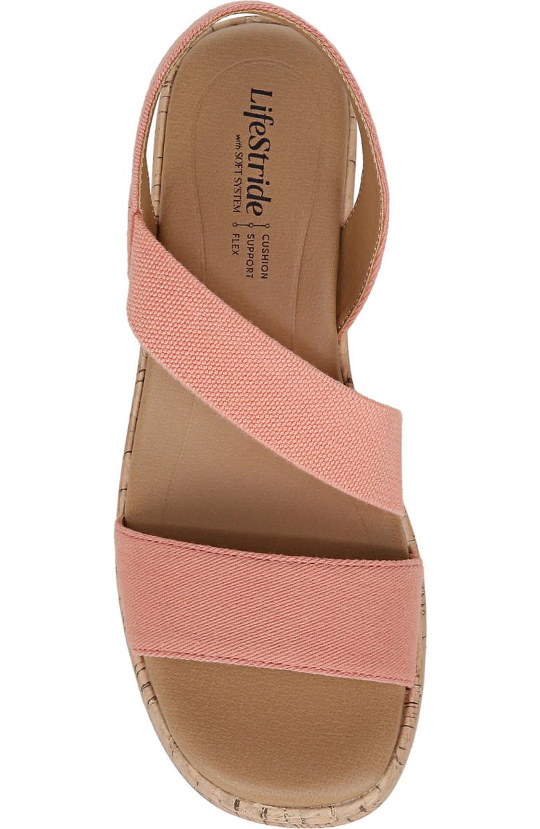 LifeStride Odette Sandal, Alternate, color, Coral Pink