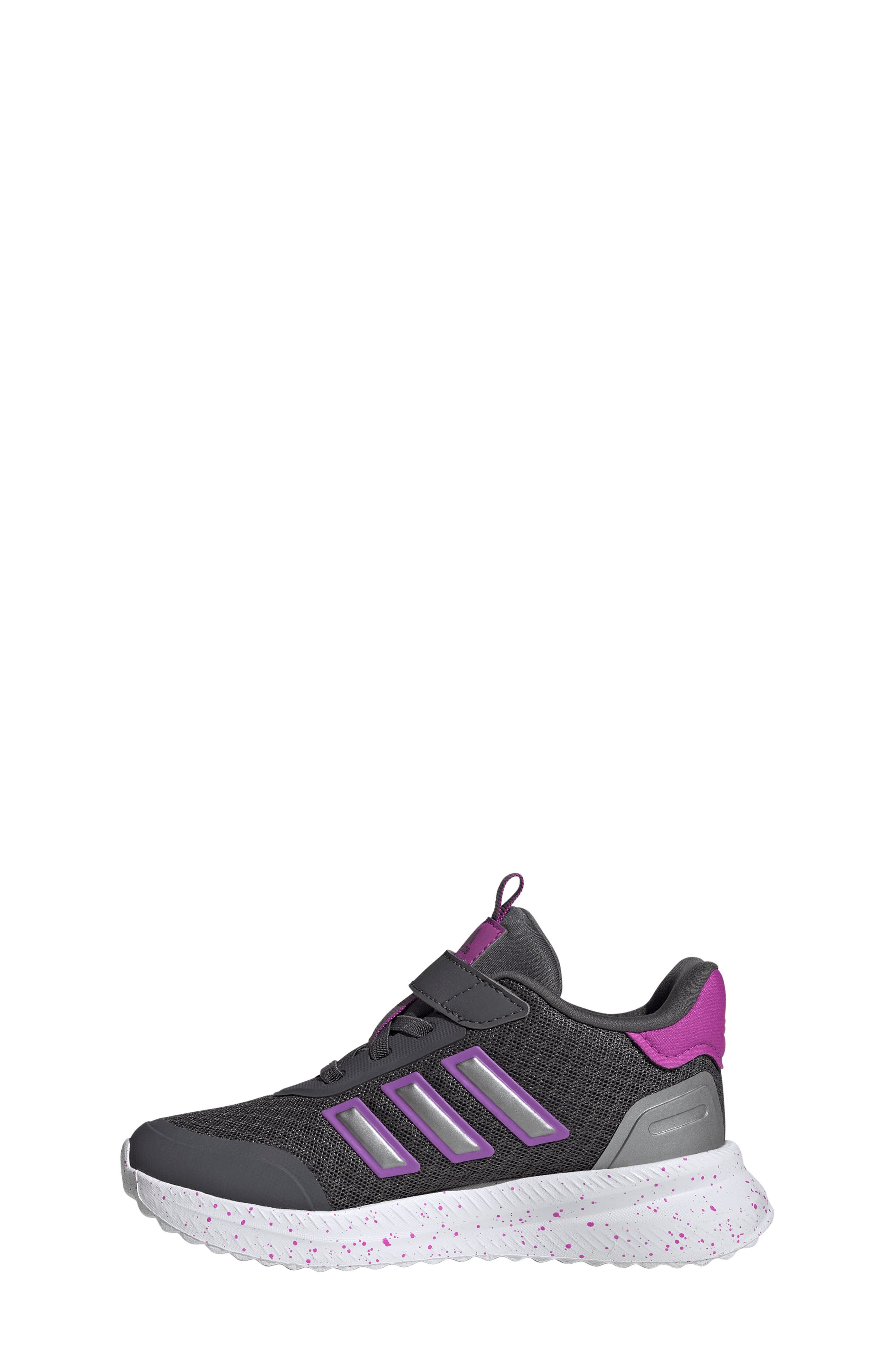 adidas x PLRPATH Kids' Running Shoe, Alternate, color, Grey/ Purple Burst/ Iron Met.