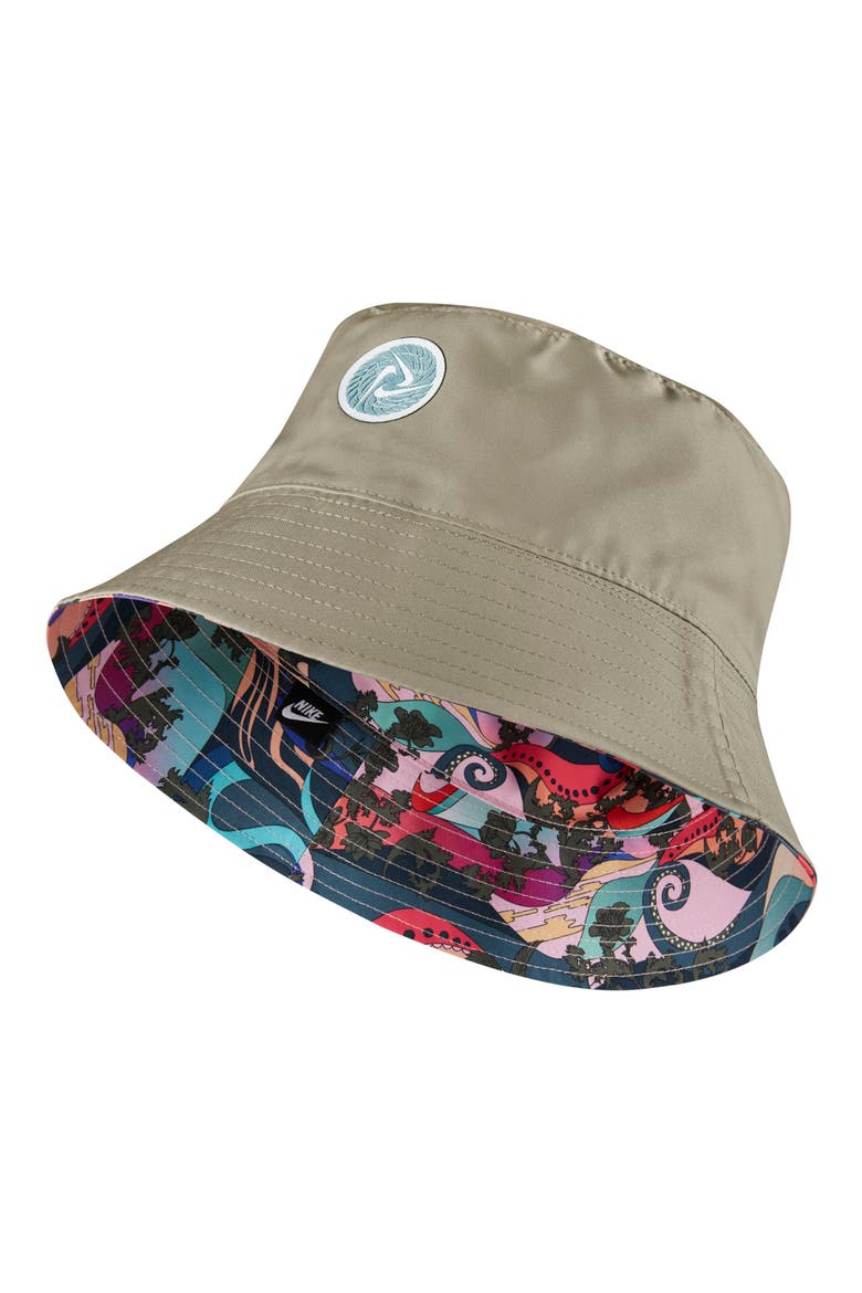 Sportswear Icon Clash Reversible Bucket Hat, Alternate, color, MYSTIC STONE