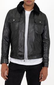 PINO BY PINOPORTE Lambskin Leather Jacket