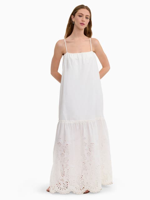 Brielle Poplin Eyelet Dress