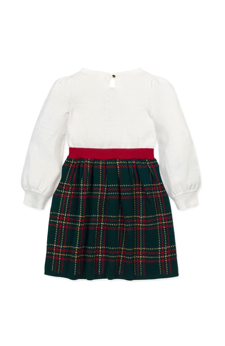 Hope & Henry Organic Long Sleeve Skater Sweater Dress with Bow, Alternate, color, 