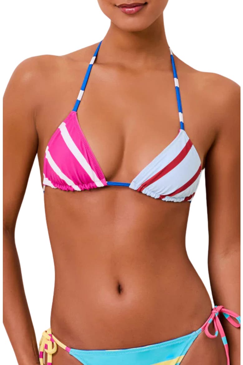 The Iris Reversible Triangle Bikini Top, Alternate, color, COLORBLOCK STRIPE