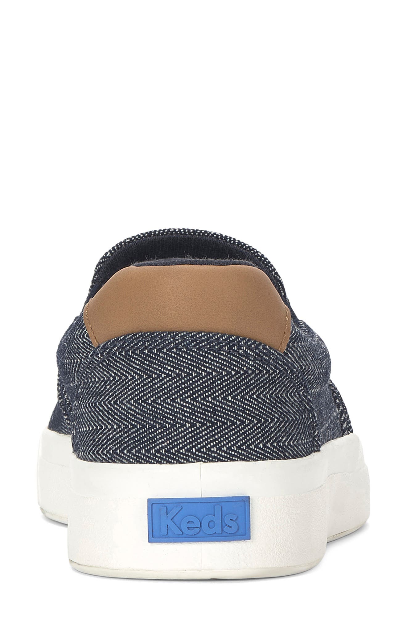 Champion Slip-On Sneaker, Alternate, color, NAVY/ COGNAC