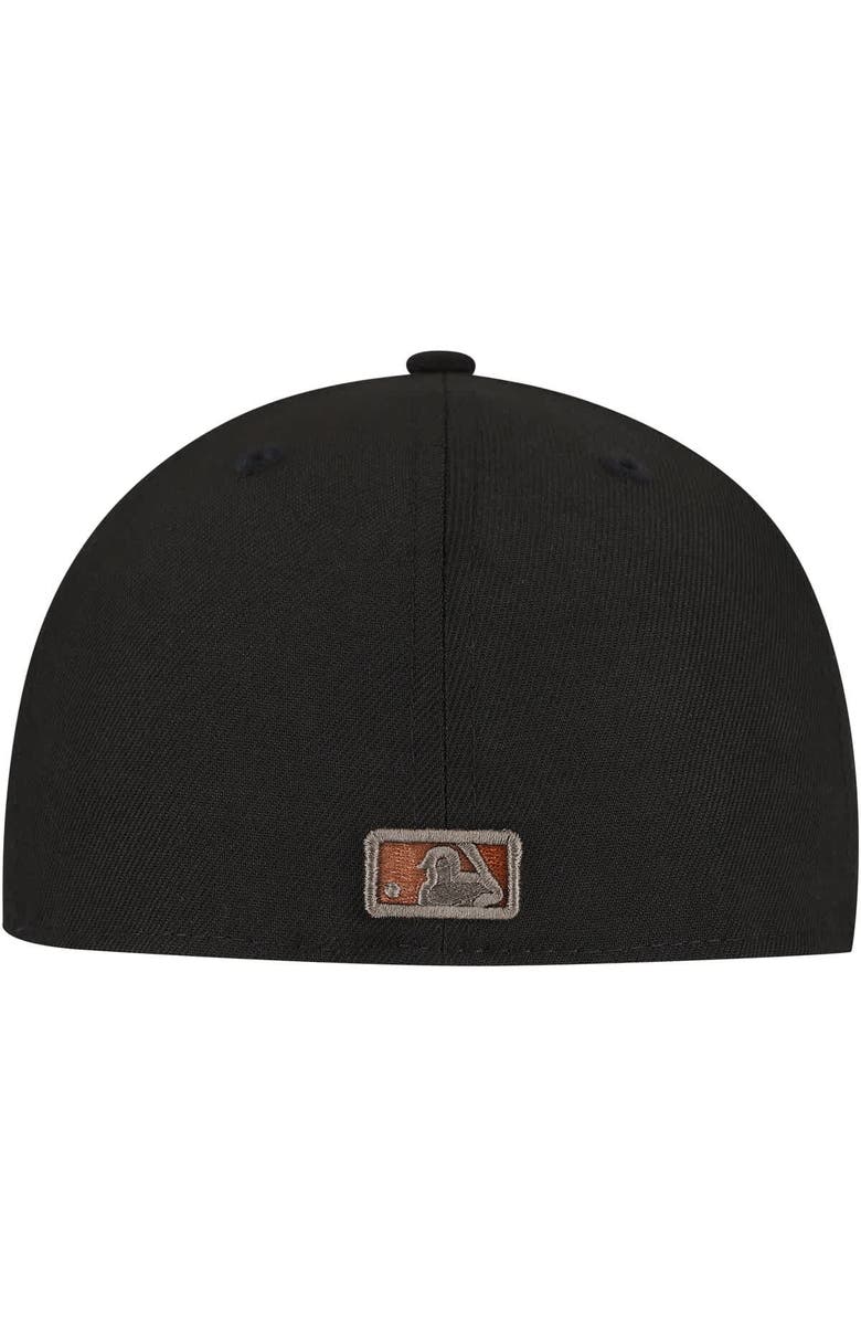 New Era Men's New Era Black Chicago Cubs Dune Gradient Side Patch 59FIFTY Fitted Hat, Alternate, color, 