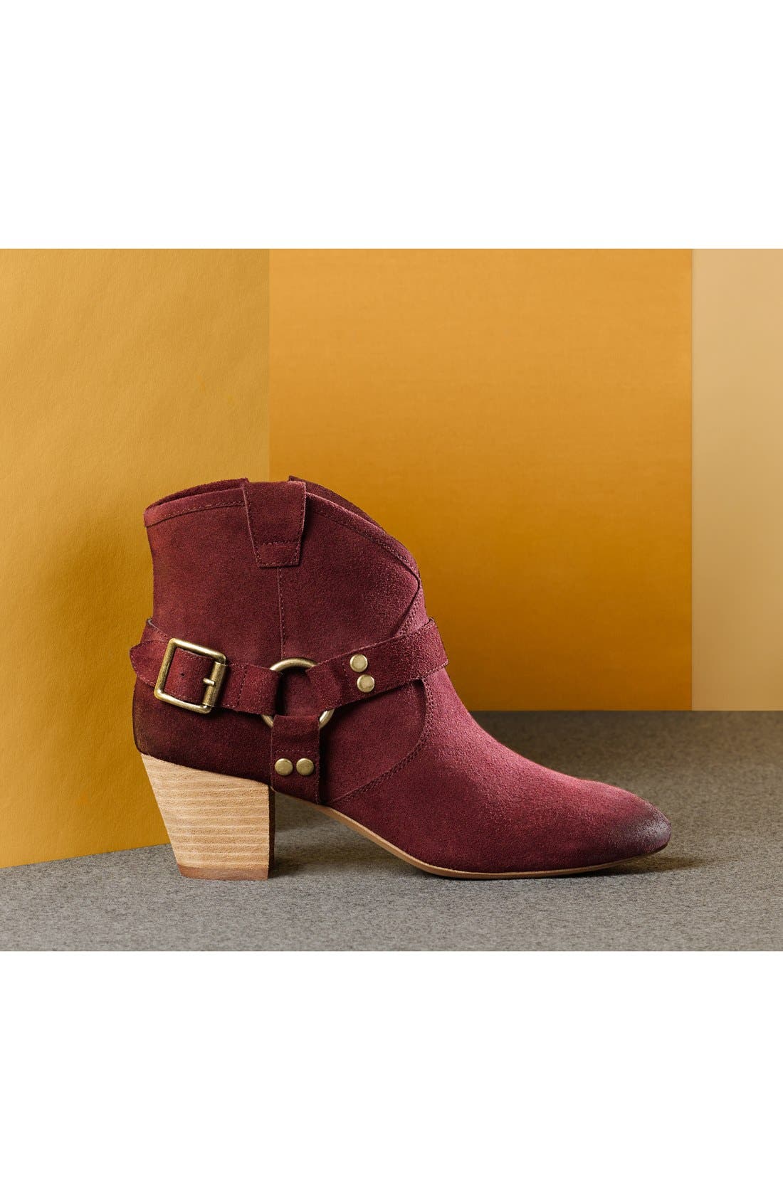 'Billy' Bootie, Alternate, color, BLACK LEATHER