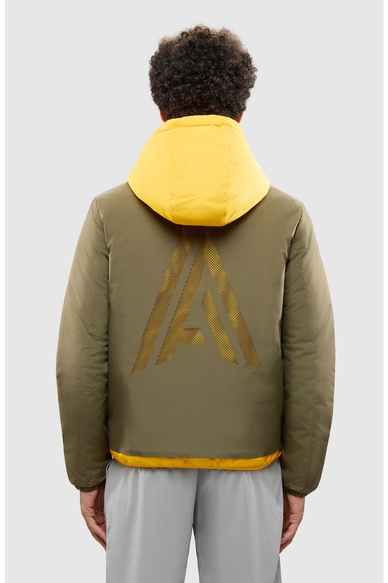 Échiroles Reversible Insulated Windbreaker, Alternate, color, Dark Olive