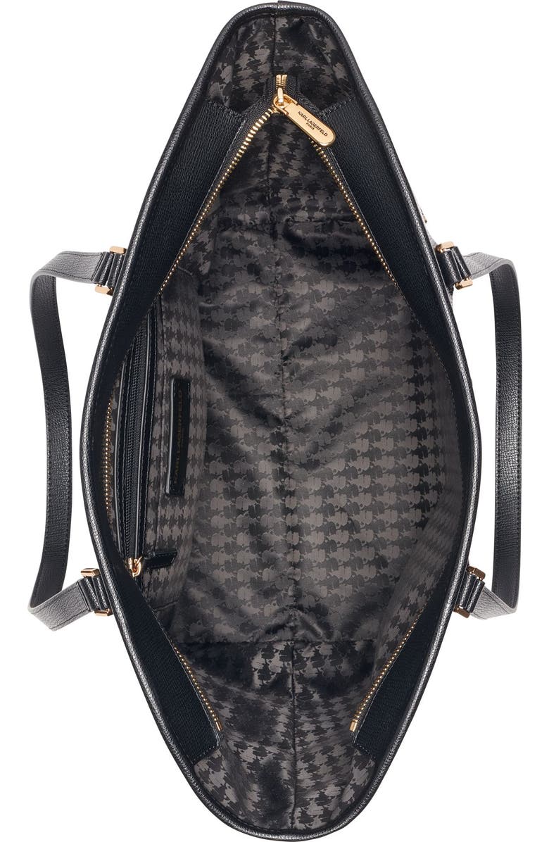 KARL LAGERFELD PARIS Adele Tote, Alternate, color, Black
