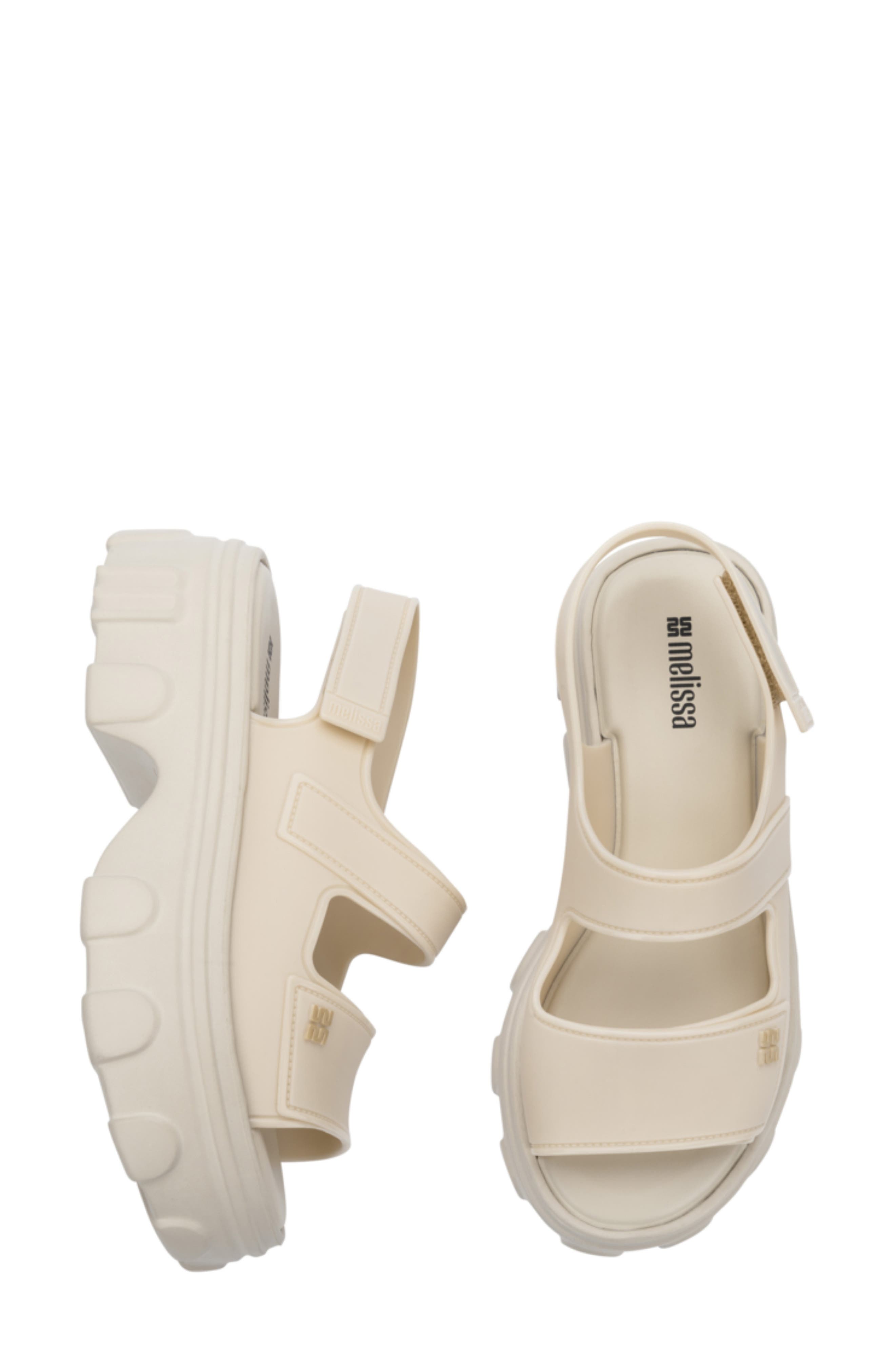 Melissa Ella Move Platform Sandal, Alternate, color, Light Beige