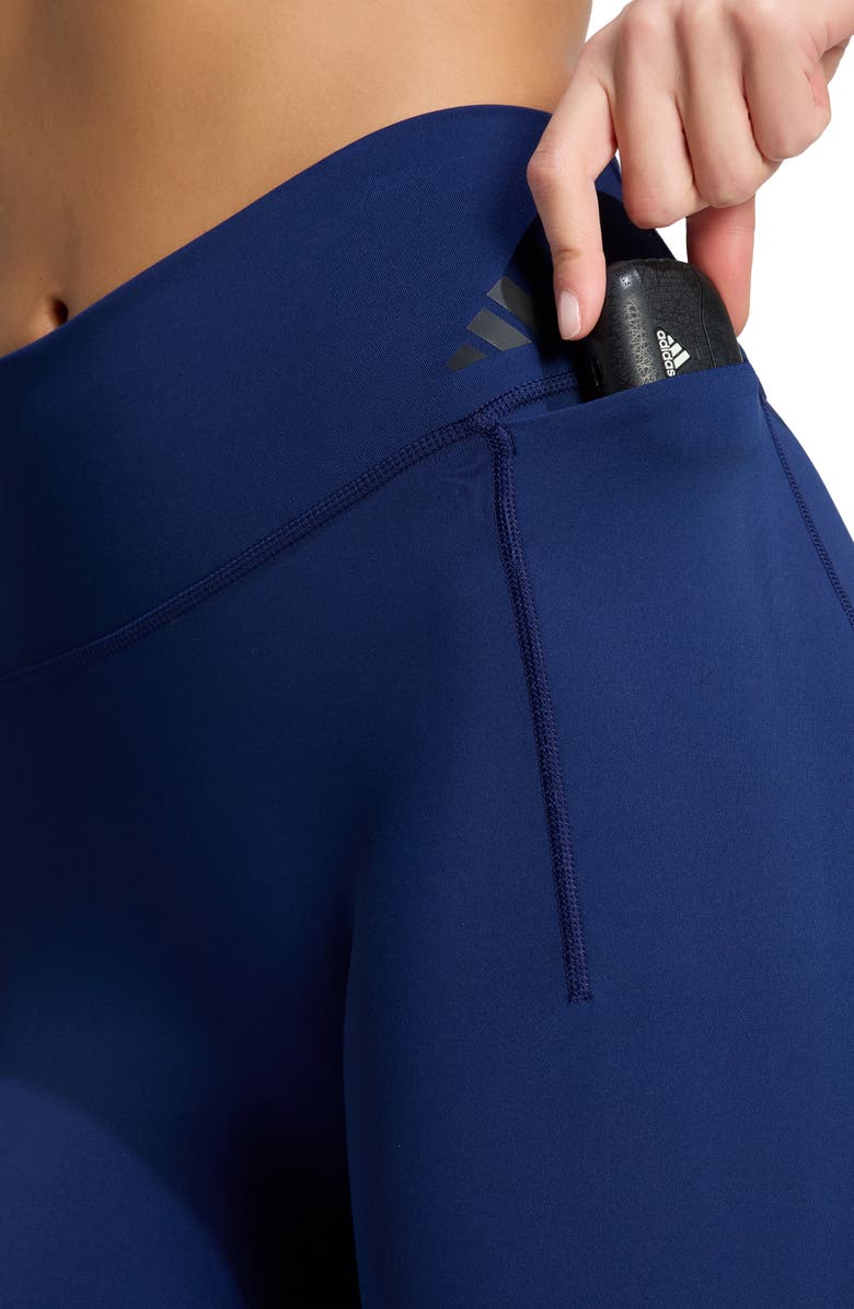 adidas Optime Workout Full Length Leggings, Alternate, color, Dark Blue