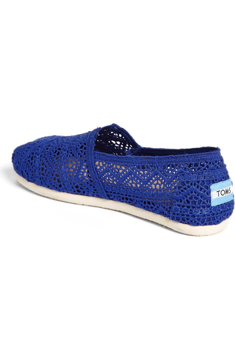 TOMS 'Classic' Crochet Slip-On, Alternate, color,
