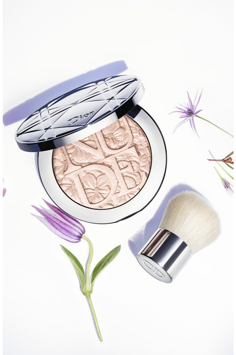 'Diorskin Nude Air - Glowing Gardens' Illuminating Powder, Alternate, color, 001 GLOWING PINK
