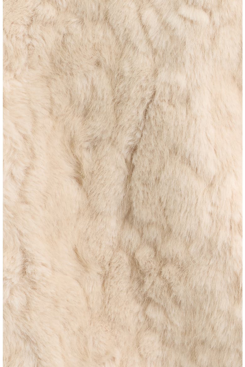 Faux Fur Jacket, Alternate, color, IVORY
