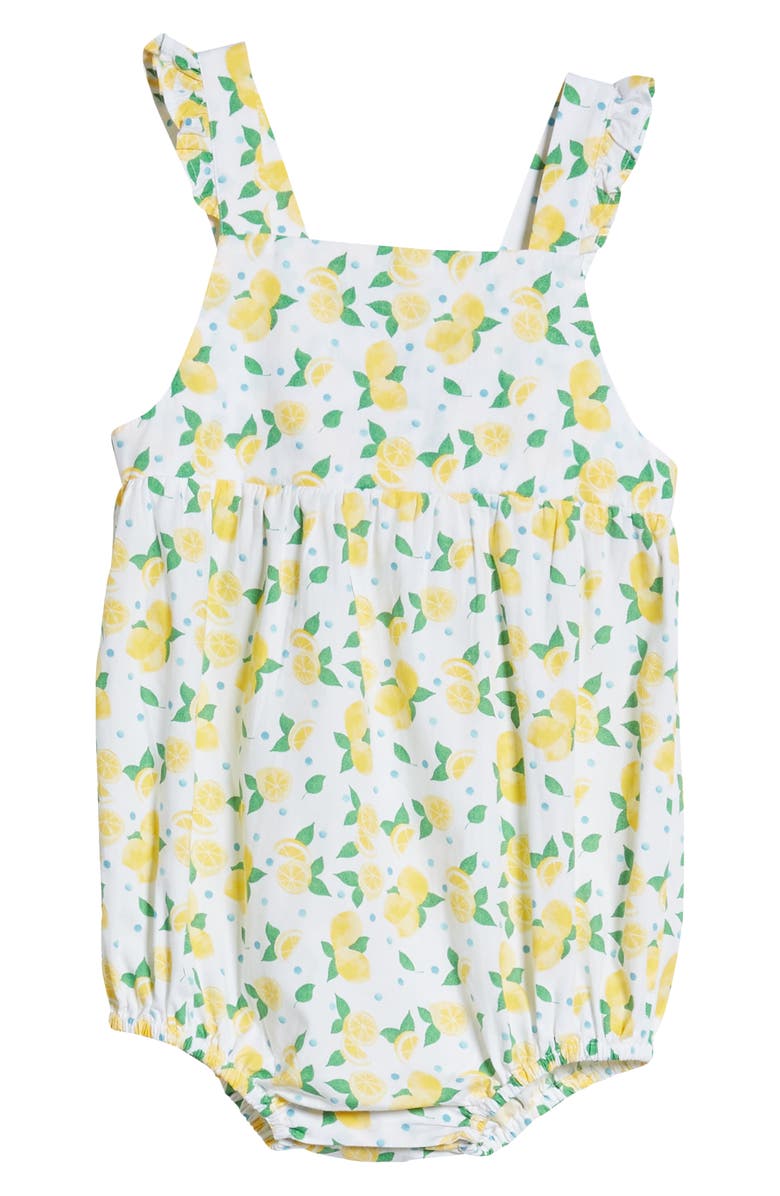 Petit Peony Lemon Drop Bubble Romper, Main, color, 