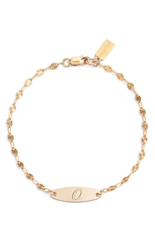 Set & Stones Bank Initial Bracelet