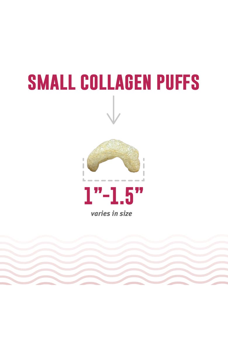 Collagen Puffs Baked Beef Collagen w/ Lamb Marrow 1.3oz Dog Treats, Alternate, color, Multicolored