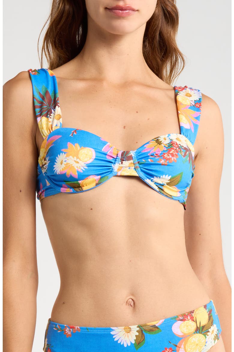 Underwire Bikini Top, Main, color, BLUE/MULTI