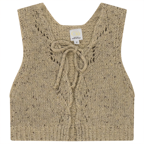 Knit Vest with Turbular Knit String (Toddler, Little Kid & Big Kid)