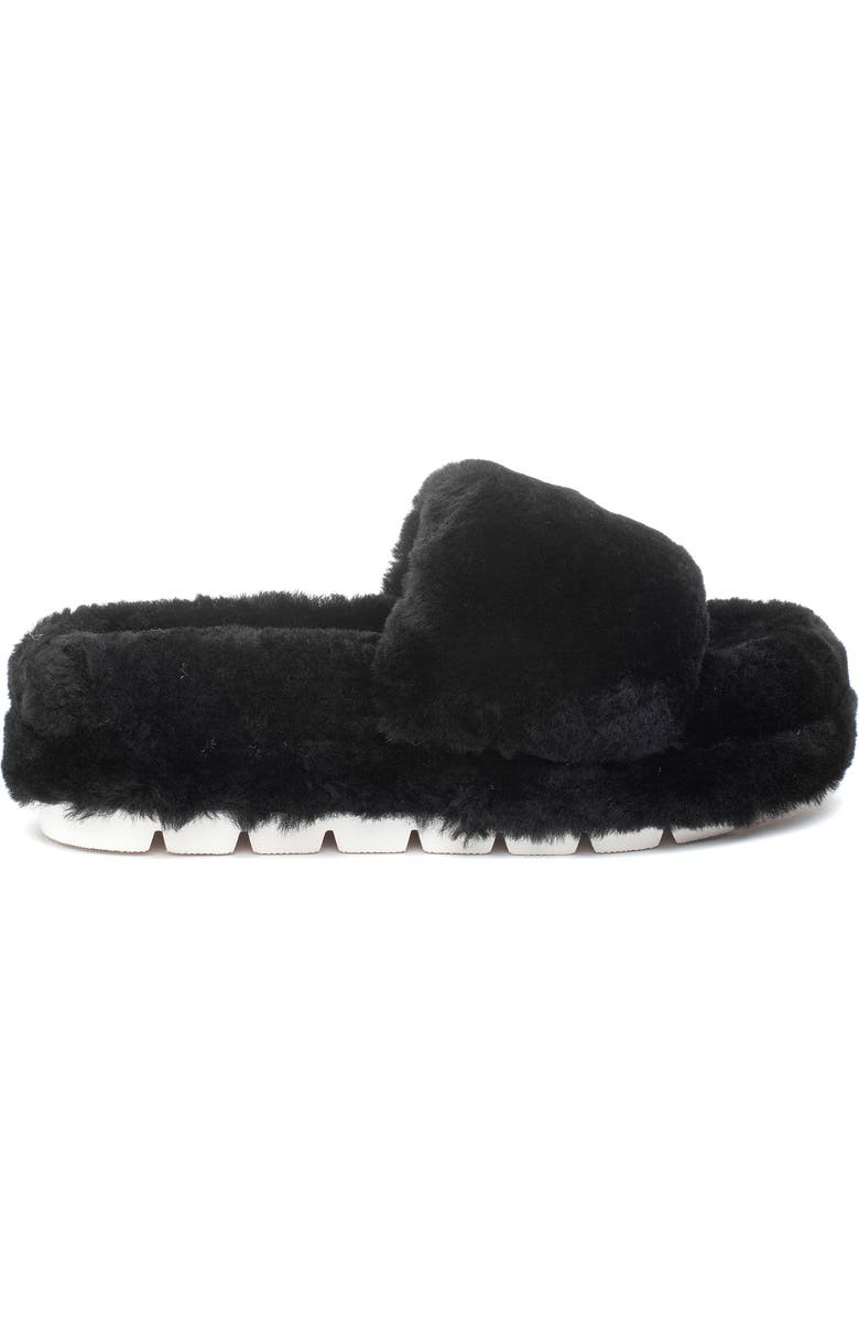 JSlides Bryce Genuine Shearling Platform Slipper, Alternate, color,
