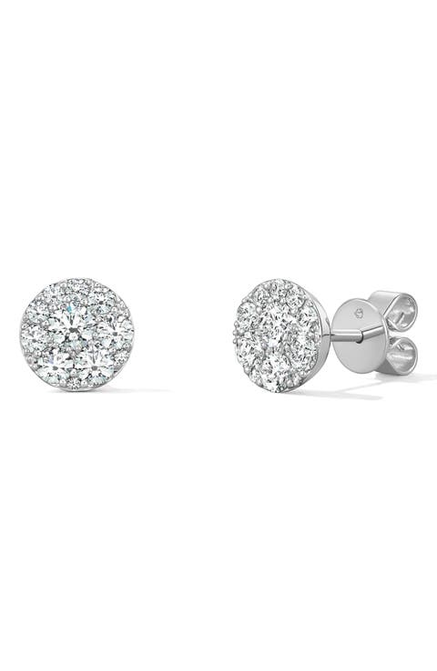 Tessa Circle Stud Earrings