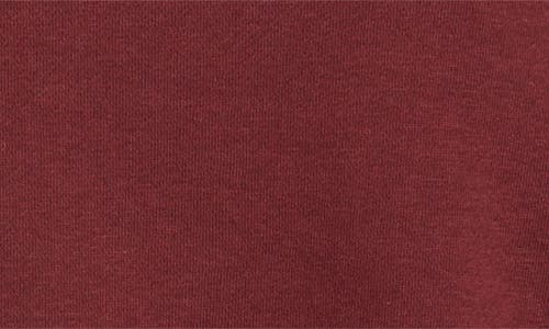 Bp. Fleece Detail Off The Shoulder Sweatshirt In Burgundy
