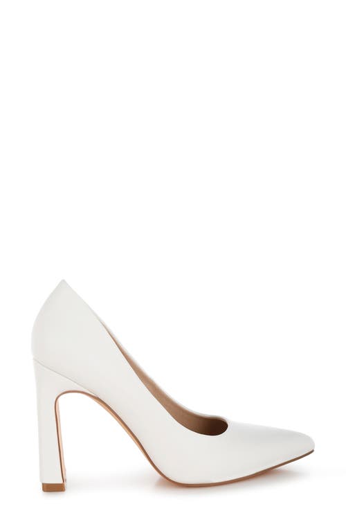 London Rag Shacarri Pointed Toe Pump In White