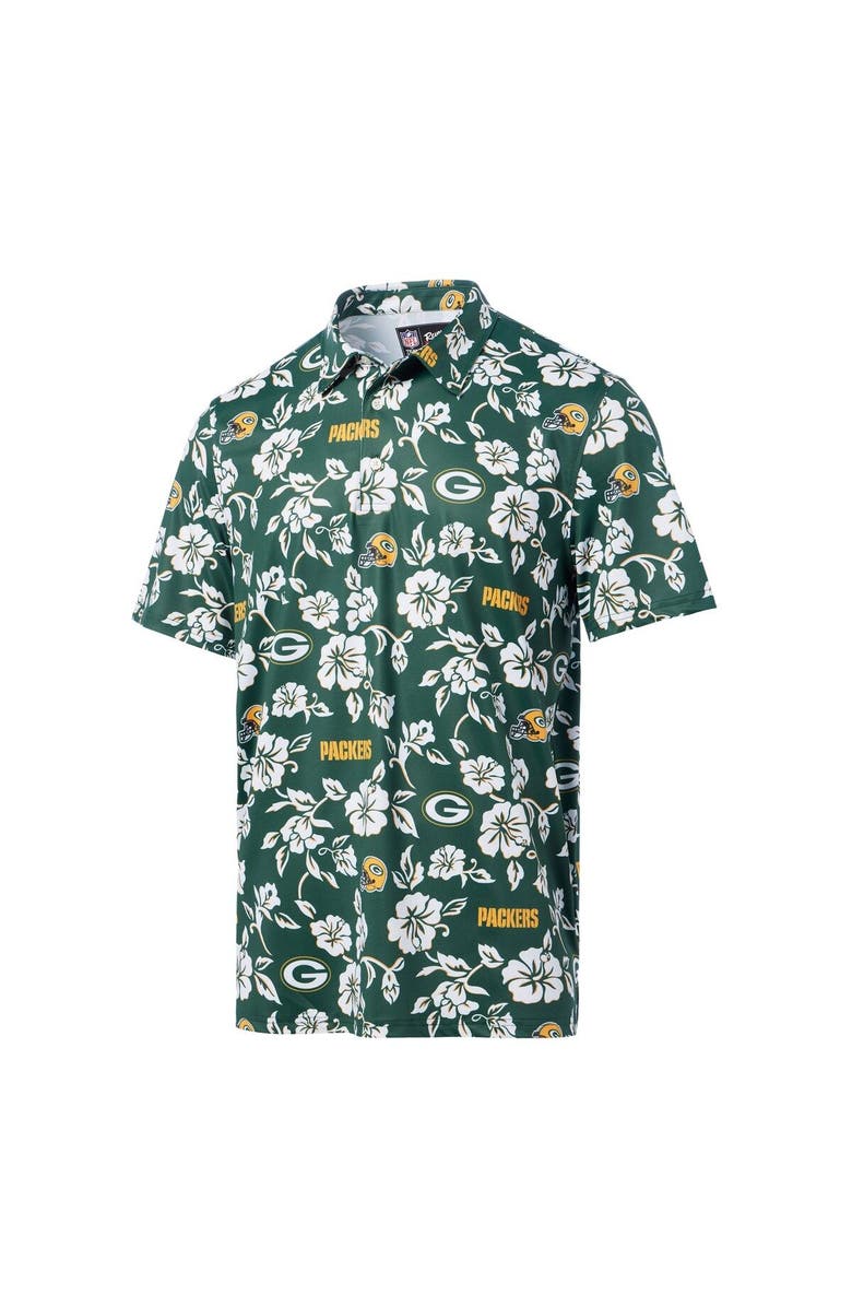 Reyn Spooner Men's Reyn Spooner Green Green Bay Packers Pua Performance Polo, Alternate, color, 