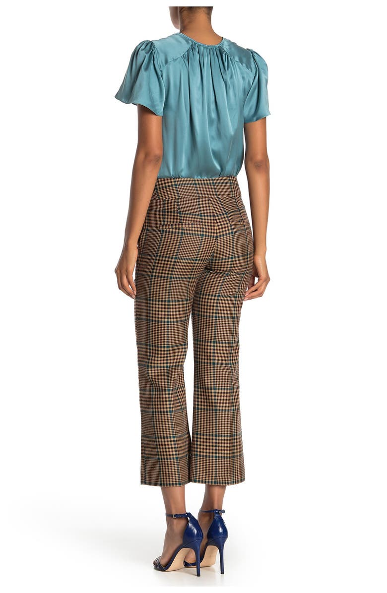 Veronica Beard Cormac Plaid Wool Blend Trousers, Main, color,