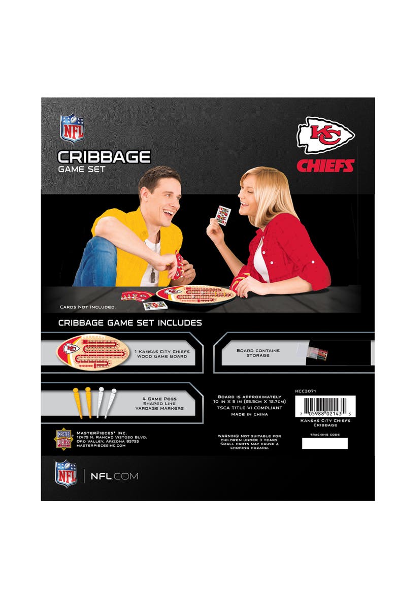Kansas City Chiefs Cribbage, Alternate, color, Multicolor