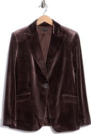MAX STUDIO Velvet Blazer