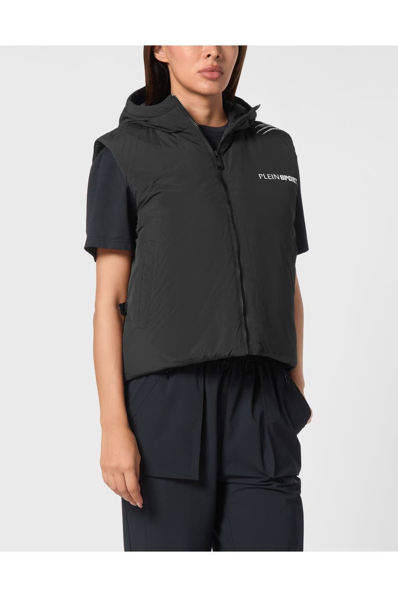 Lightweight Padded Vest Scratch Luxe Women, Main, color, black
