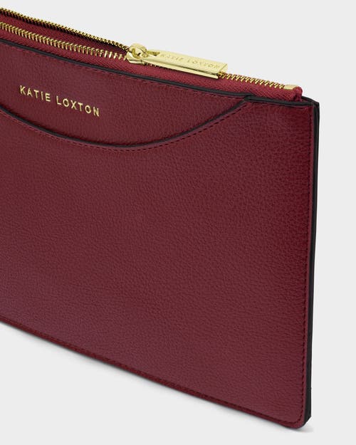 Katie Loxton Alba Wristlet Pouch In Red