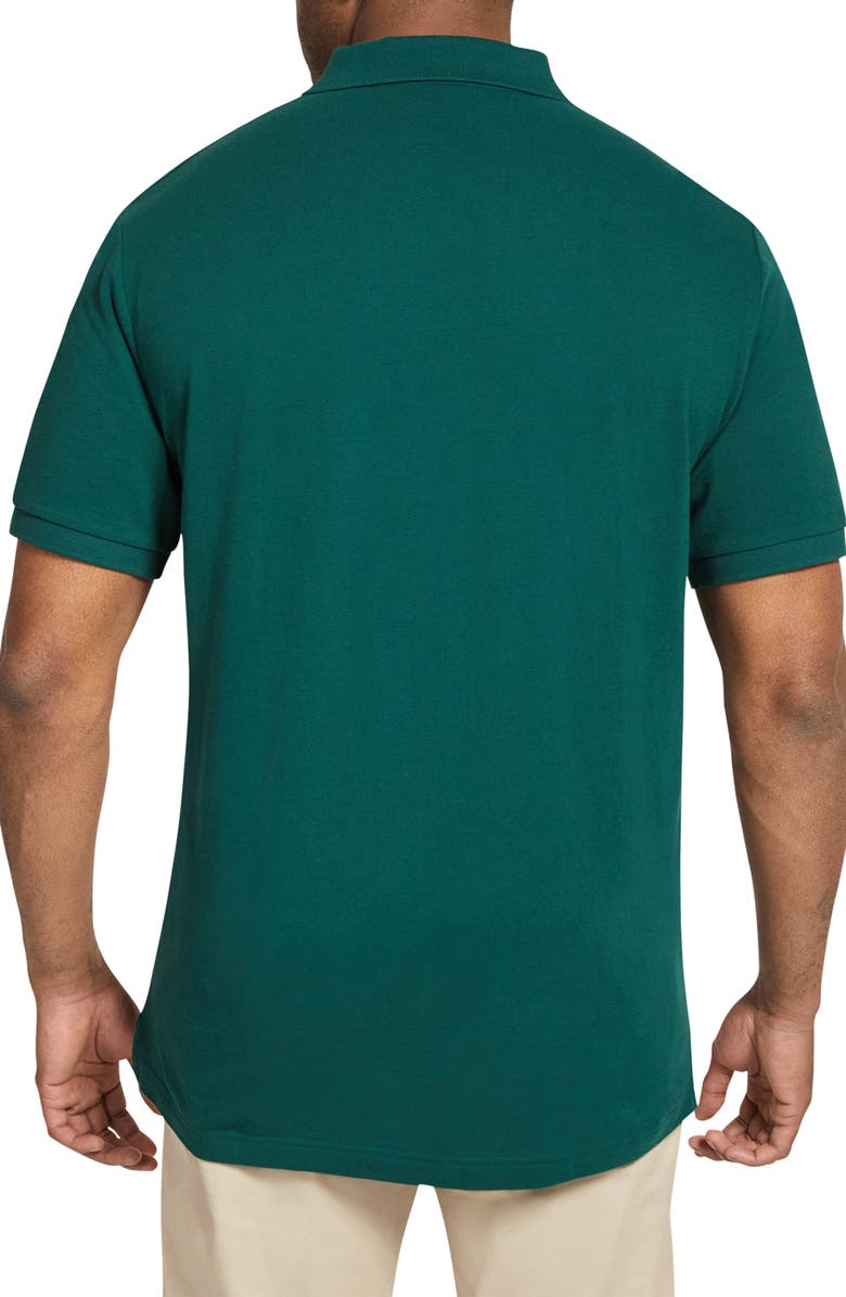 Johnny Bigg Oscar Vertical Stripe Cotton Quarter Zip Polo, Alternate, color,