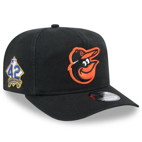 Men's New Era  Black Baltimore Orioles 2025 Jackie Robinson Day Golfer Adjustable Hat
