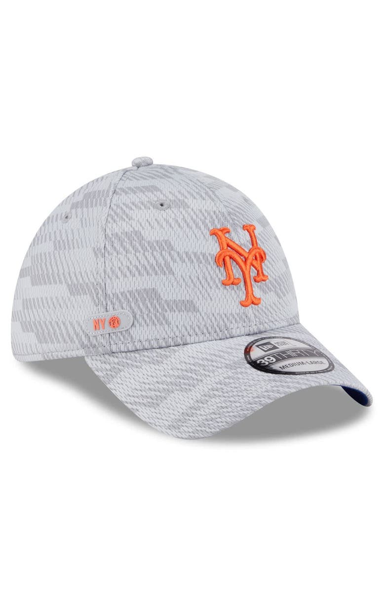 New Era Men's New Era Gray New York Mets 2025 MLB Clubhouse 39THIRTY Flex Hat, Alternate, color, 