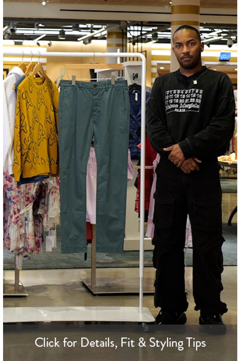 Garment Dye Slim Straight Leg Field Pants video