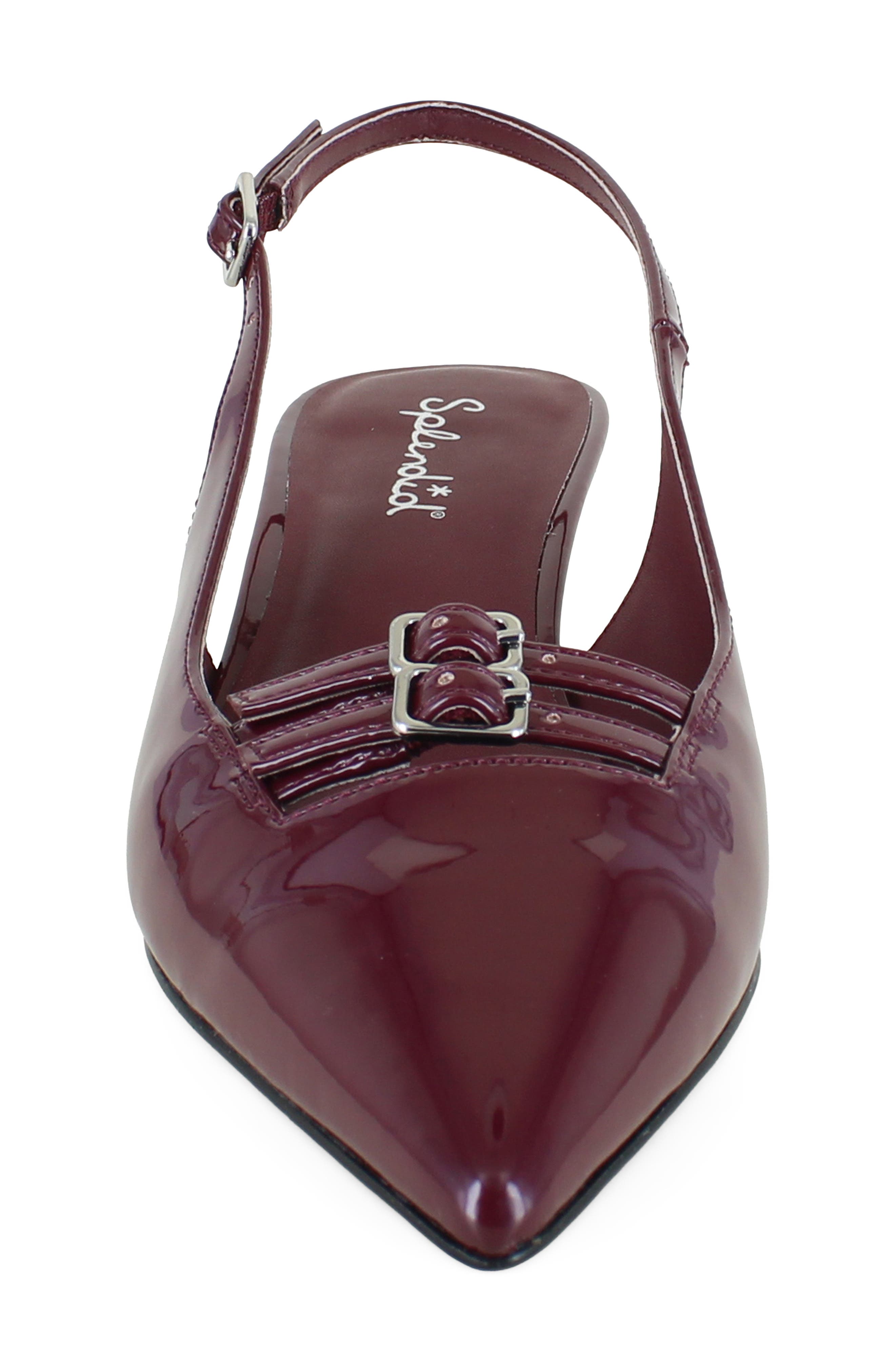 Vivi Pointed Toe Slingback Pump, Alternate, color, WINE