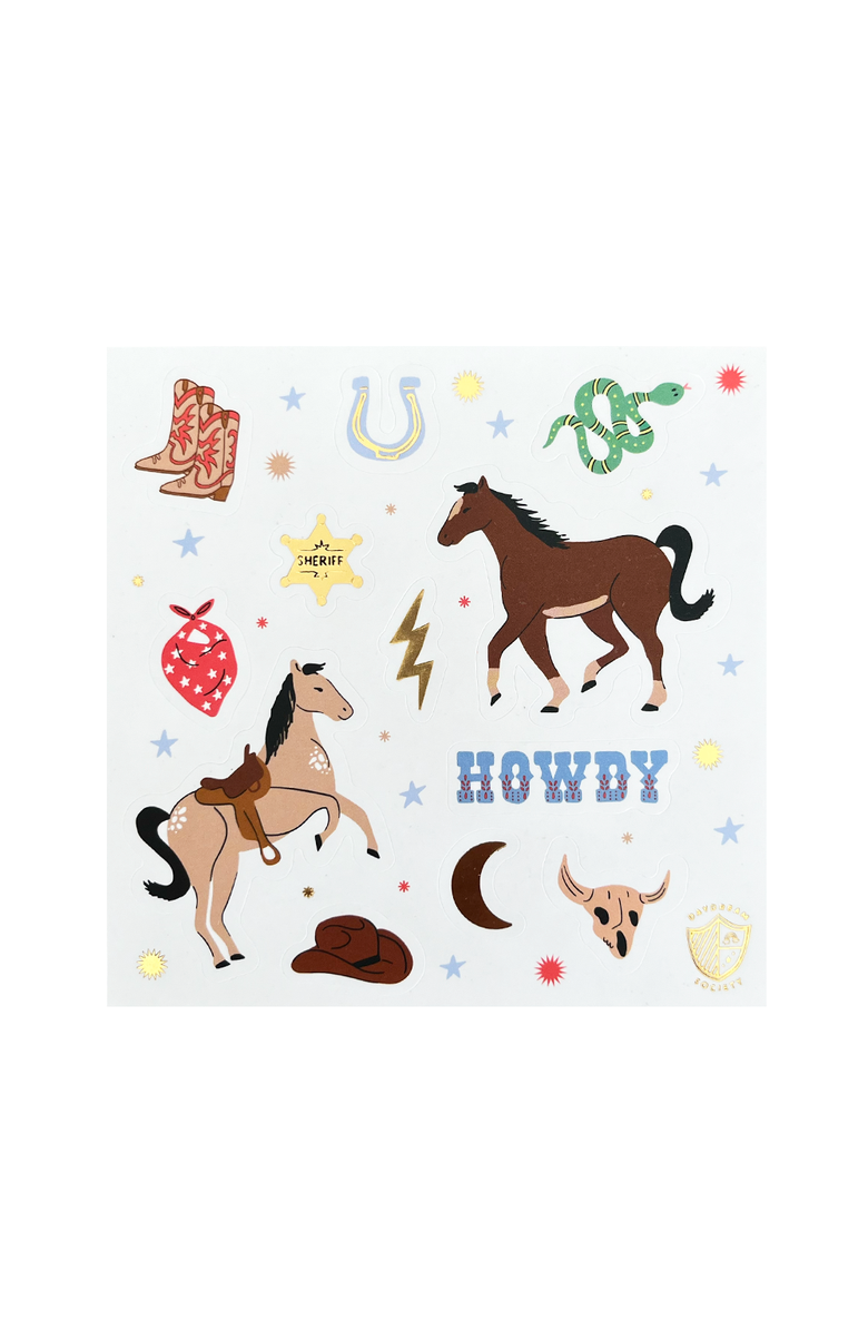 Daydream Society Yeehaw Sticker Set, Main, color, Assorted Pre-Pack