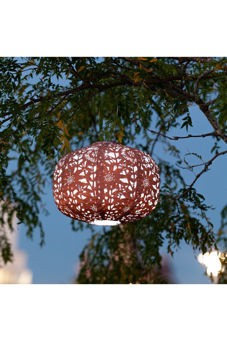 Soji Stella - Square Solar Lantern, Alternate, color, Clay