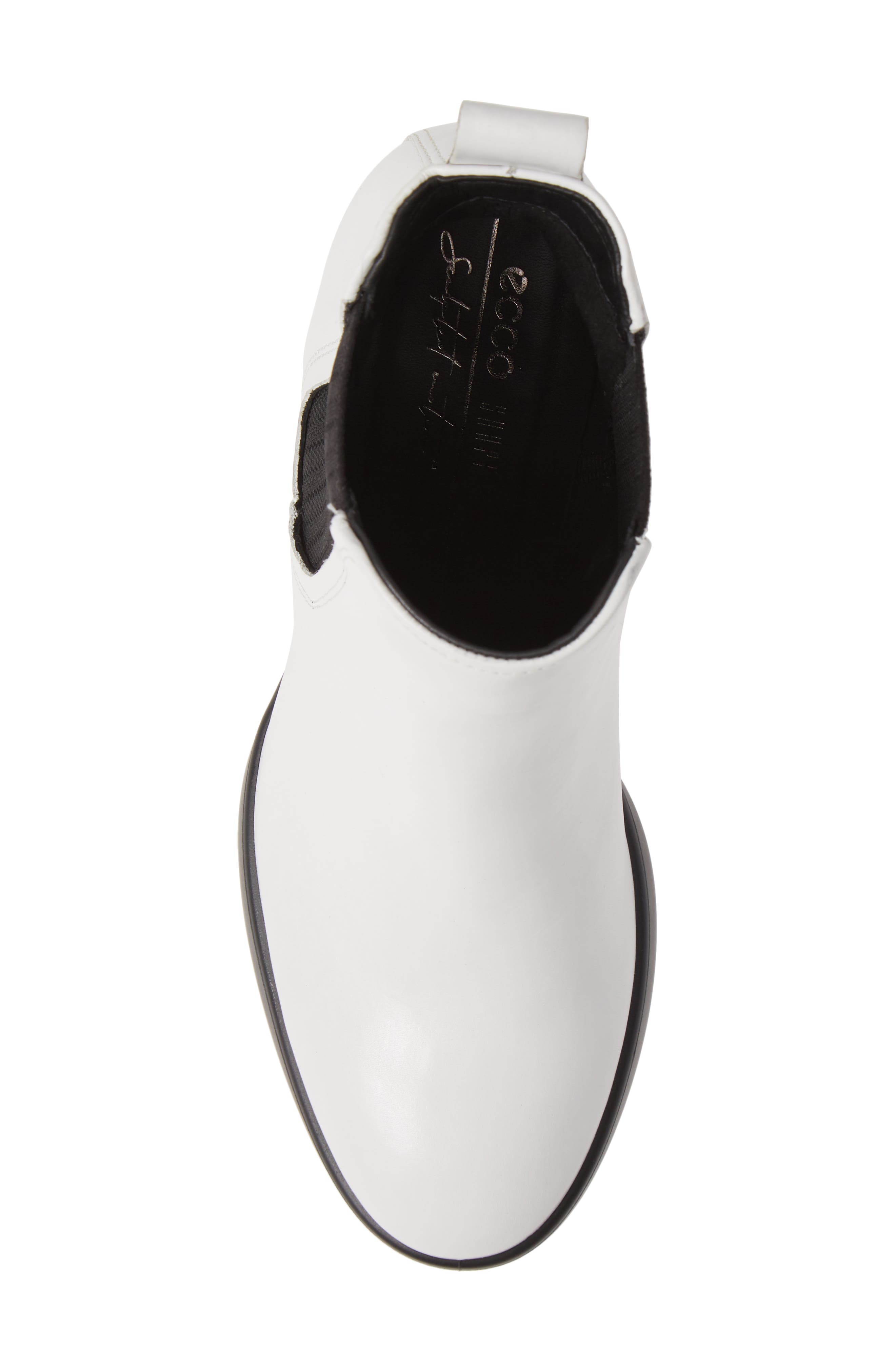 Shape Motion 55 Chelsea Boot, Alternate, color, BRIGHT WHITE LEATHER