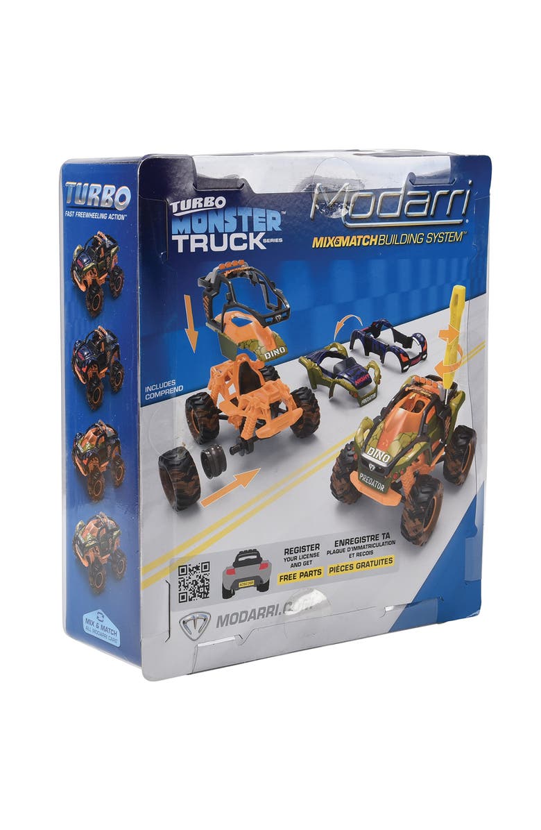 Modarri Jurassic Beasts Turbo Monster Truck, Alternate, color, Multicolored