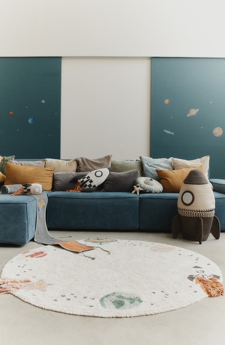 Lorena Canals Interstellar Cotton Blend Washable Rug, Alternate, color, Natural