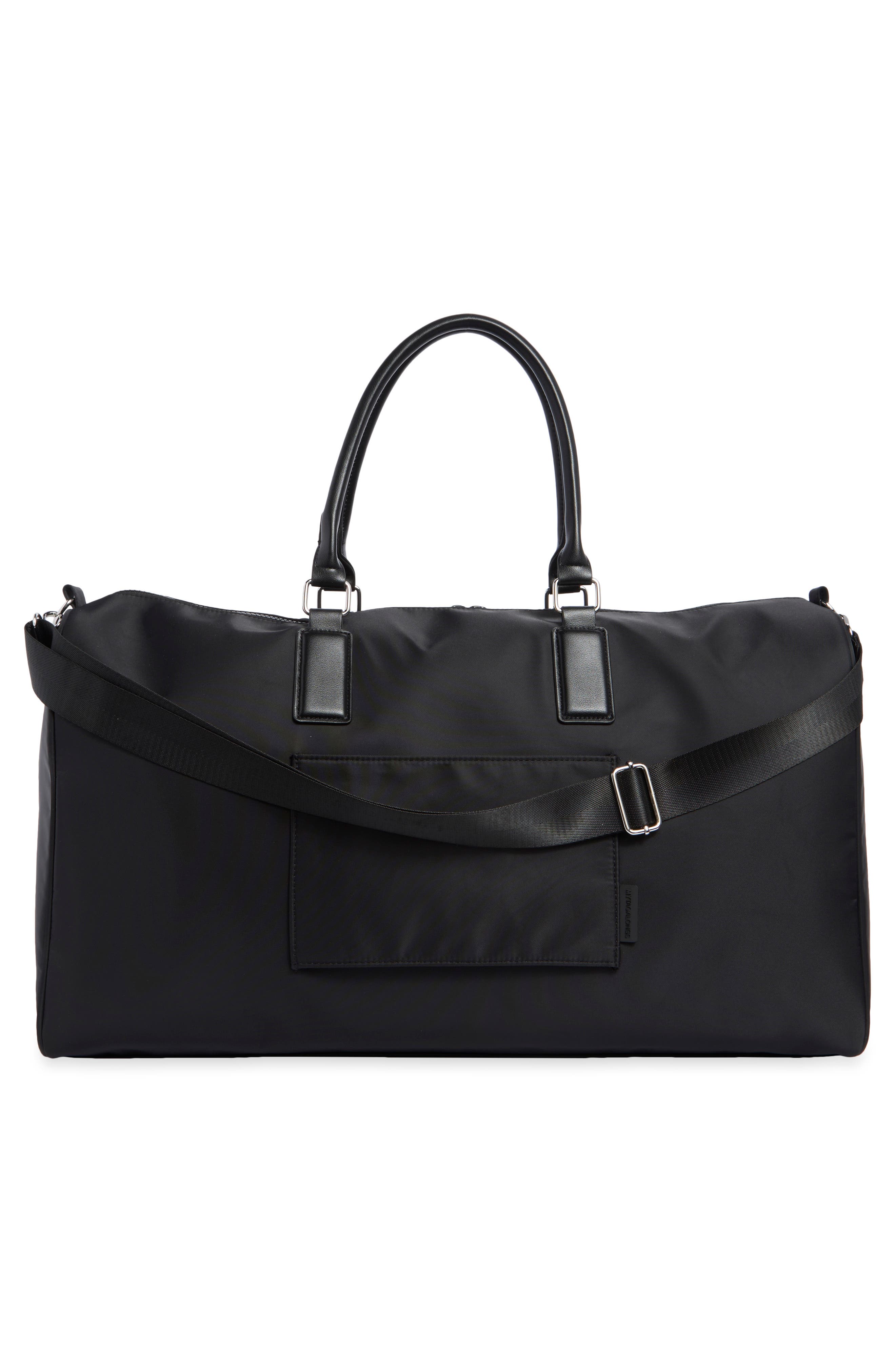 Celina Duffle Bag, Alternate, color, BLACK