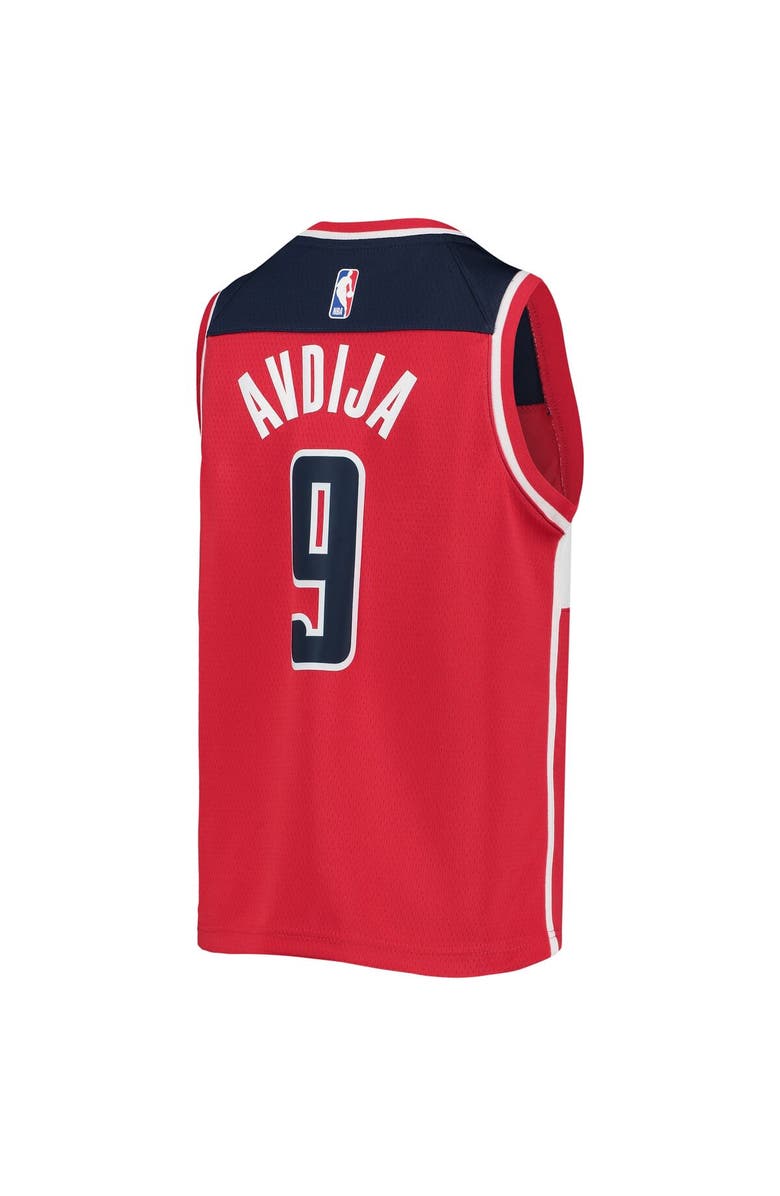Nike Youth Nike Deni Avdija Red Washington Wizards 2020/21 Swingman Jersey - Icon Edition, Alternate, color, 