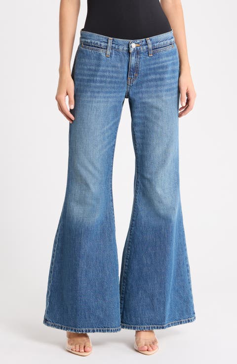 The Janis Low Rise Flare Leg Jeans