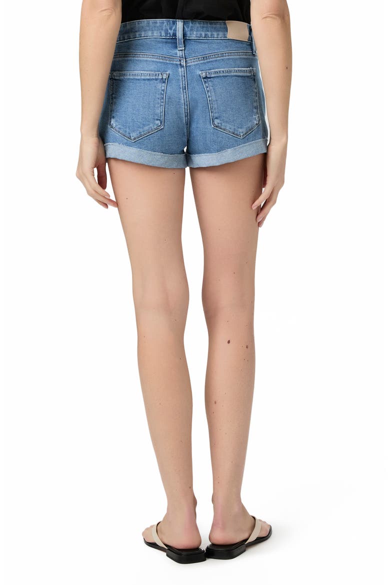 JJ High Waist Cuffed Denim Shorts, Alternate, color, UNWRITTEN