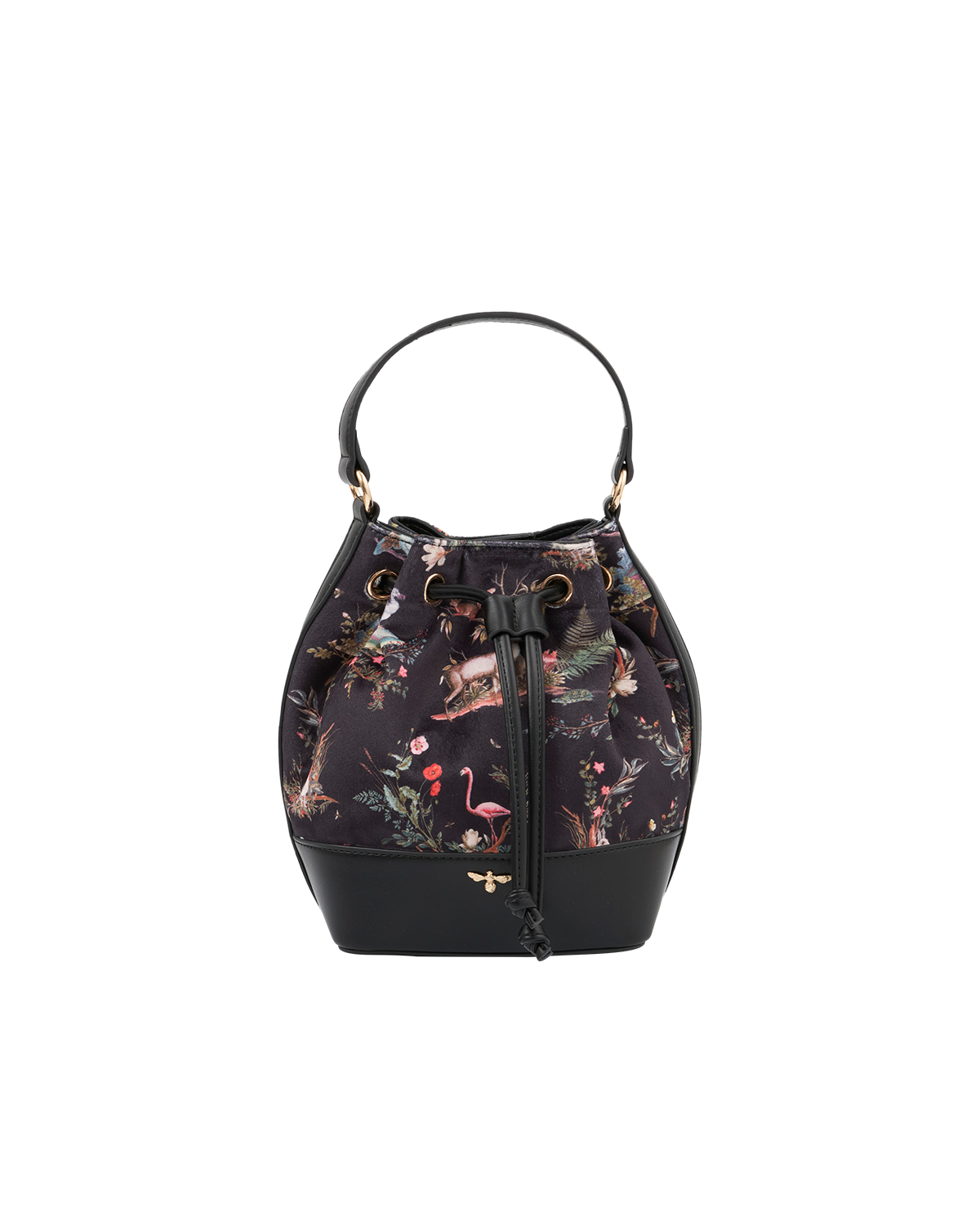 Fable England Wonderland Bucket Bag, Main, color, Black