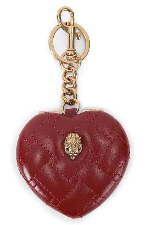 Kensington Heart Mirror Bag Charm