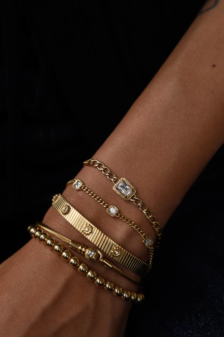 Rocky Bracelet, Alternate, color, Gold