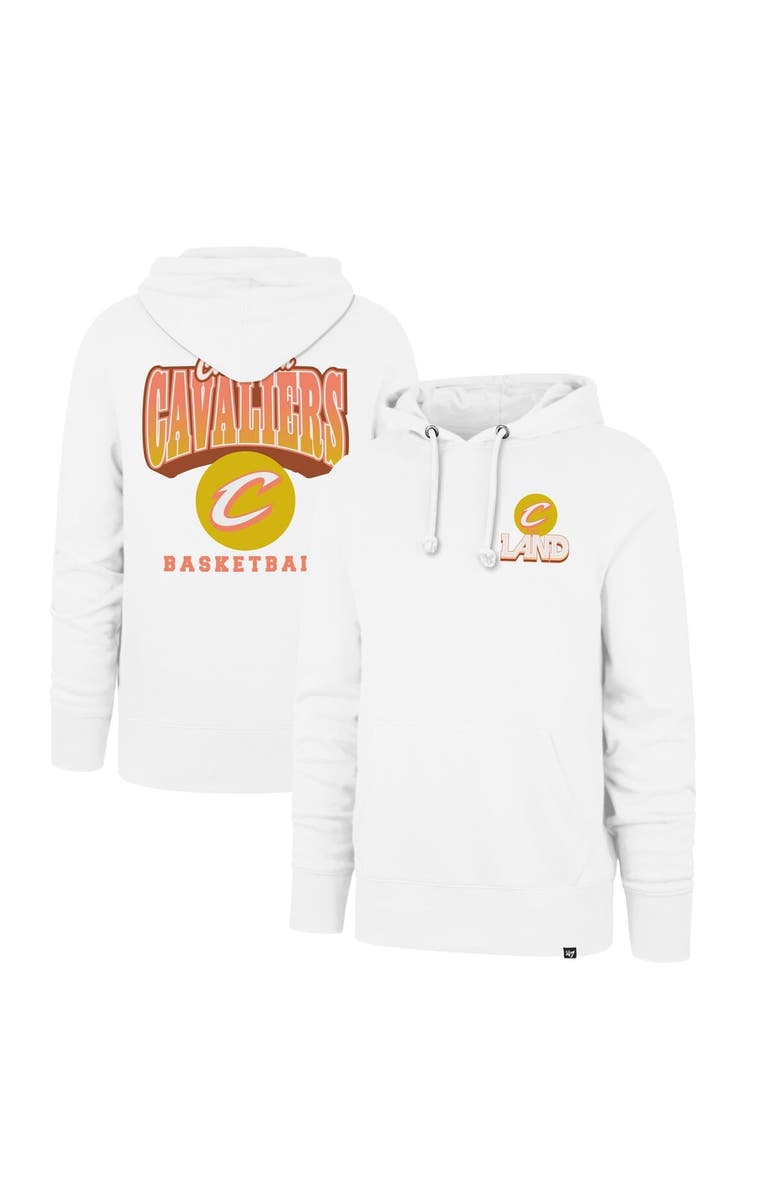 '47 Men's '47 White Cleveland Cavaliers 2025/26 City Edition Jab Step Headline Hoodie, Main, color, White